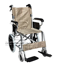 00649: รถเข็นล้อเล็กพกพา (Portable wheelchair) - พับหลังได้